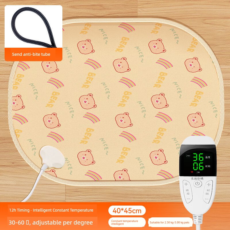 Hipidog Pet Constant Temperature Electric Blanket Cat Heating Mat Cat Nest Waterproof Anti-Scratch Bite Small