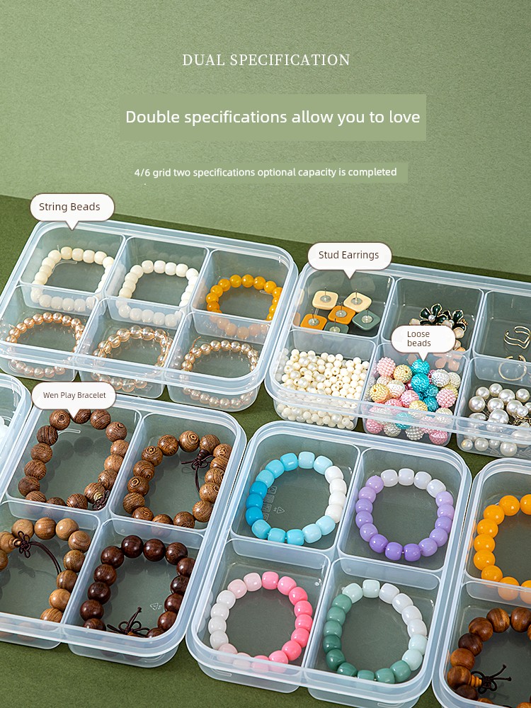 Collection Walnuts Storage Box Dustproof Cover Bracelet Jewelry Jewelry Box Prayer Bead Bodhi Bracelet Transparent Display Box