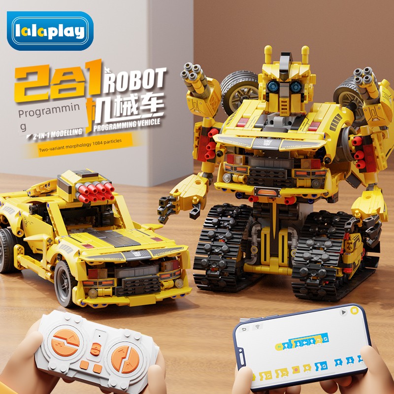 Programming Robot Assemble Building Blocks Deformation Educational Toys King Kong 10-Year-Old Boy Birthday New Year Kids Gift