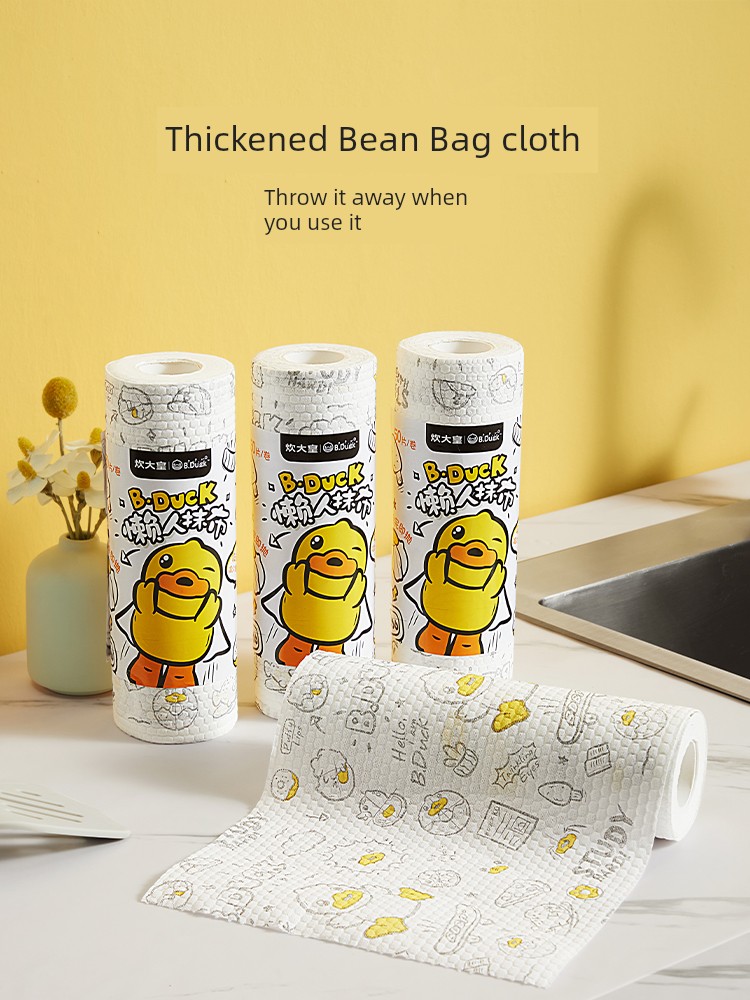 Kitchen Paper Disposable Water Absorption Lazy Rag