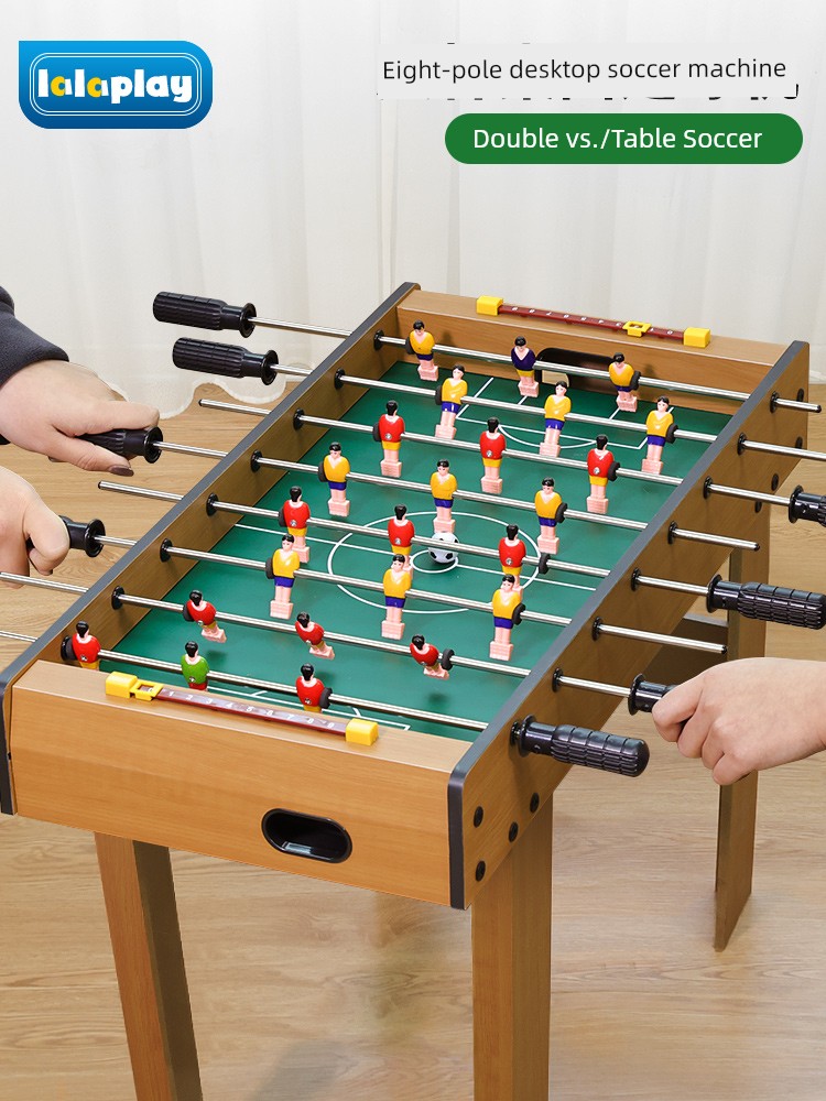 Wooden Matching Interactive Double Battle Table Football Machine