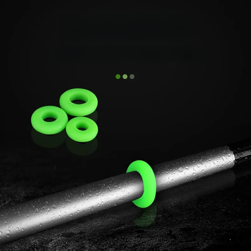 Fishing Gear Silicone Non Slip Luminous Telescopic Fishing Rod