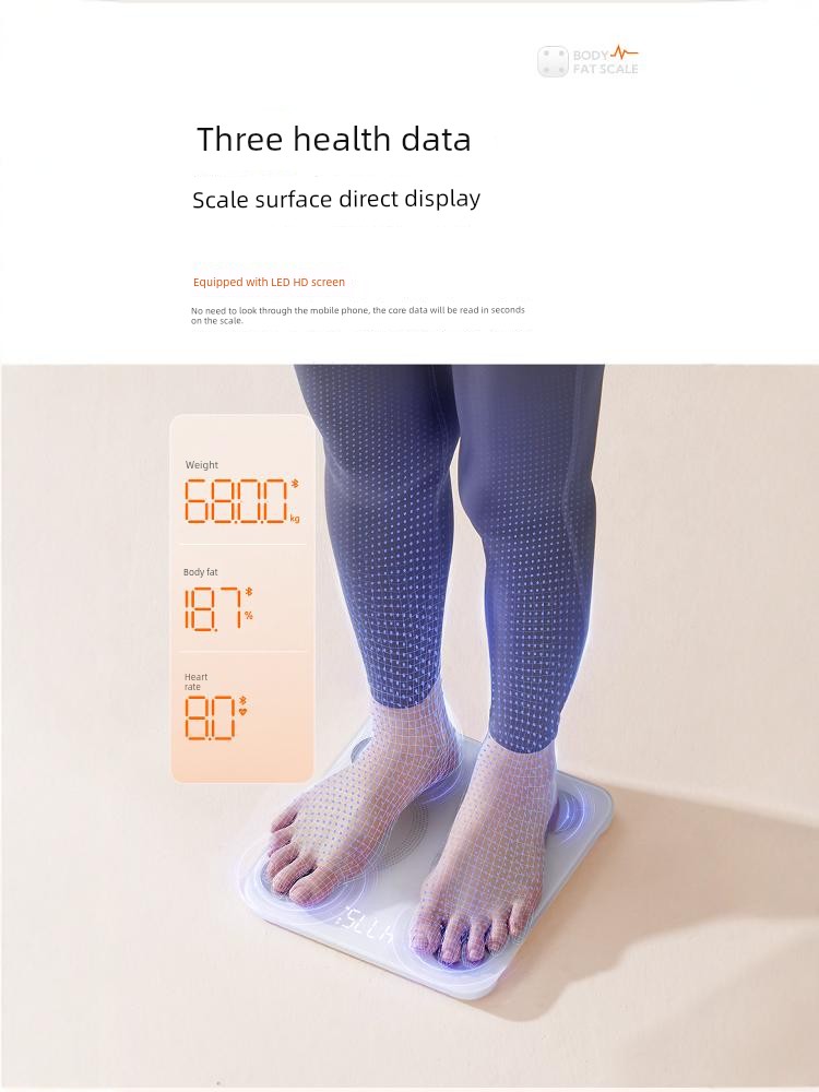 Bear Weight Scale Pregnant Women Body Fat Scale Weight Loss Dedicated Intelligent Precision Scale Weight For Home Weight Loss Body Electronic Scale