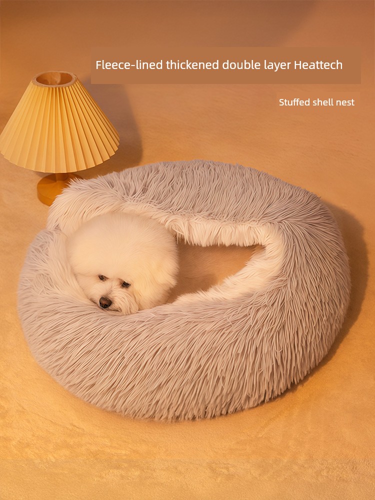 Kennel Winter Heattech Closed All Year Round Neutral Dog Security House Stuffed Cat Nest Pet Dog Mat Dog Bed