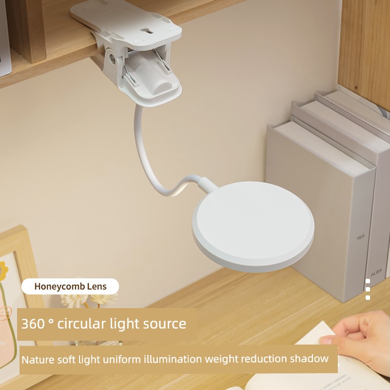 Led Clip Rechargeable Writing Homework Bedroom Table Lamp