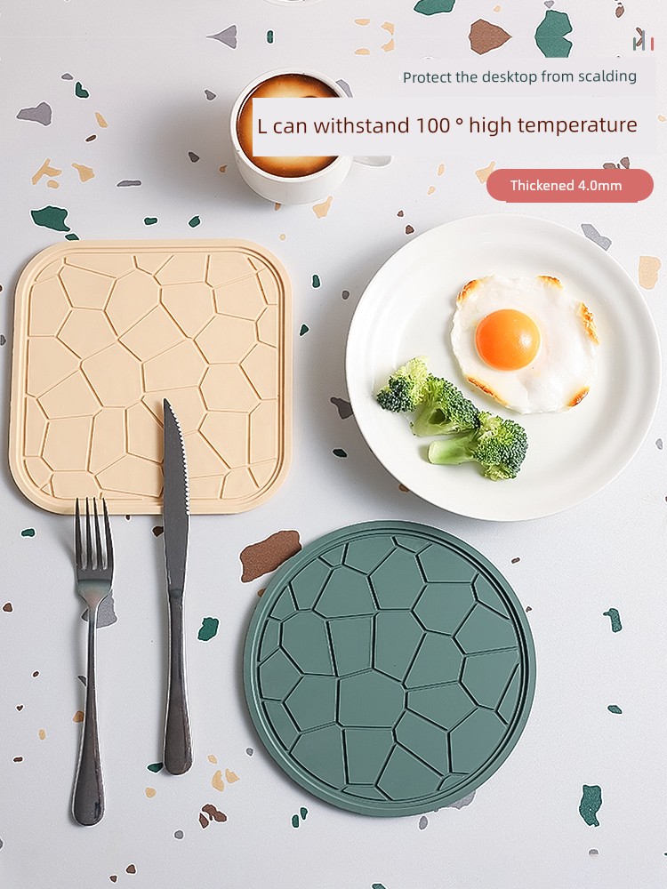 Jujiajia Heat Proof Mat For Home Anti-Scalding Table Mat Fancy Accessible Luxury Potholder Bowl Coaster Cup Coaster Waterproof and Oil-Proof Placemat
