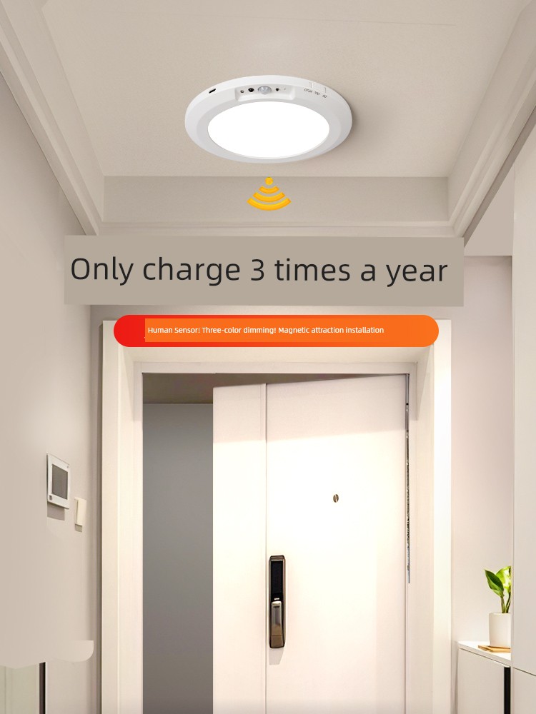 Infrared Sensor Lamp For Home Corridor Aisle Charging Ceiling Entry Door Welcome Classy Wiring Free People Come to Light