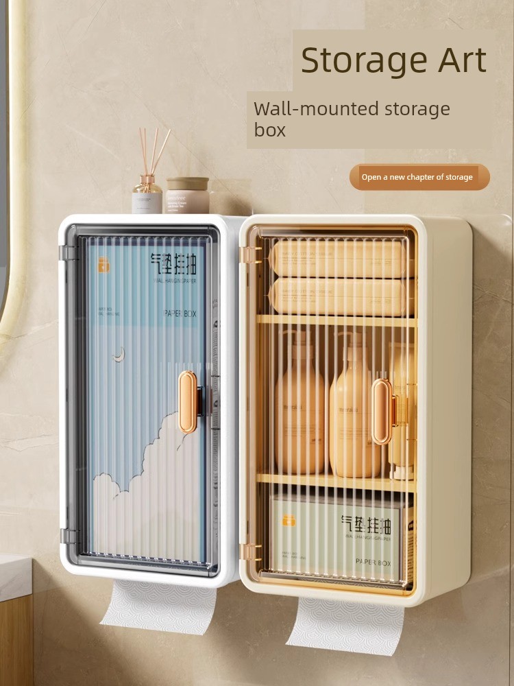Bathroom Storage Rack Bathroom Wall Storage Toilet Small Closet Toilet Top Storage Cabinet Washstand Wall-Mounted