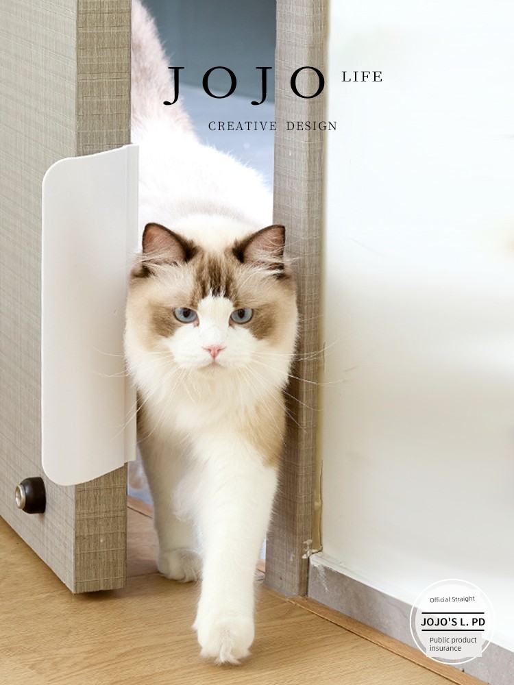 Jojo's L. Pd. Mr. Grocery. Cat Free Access Door Handy Gadget Pet Door Opening Two-Way | Qiaojie
