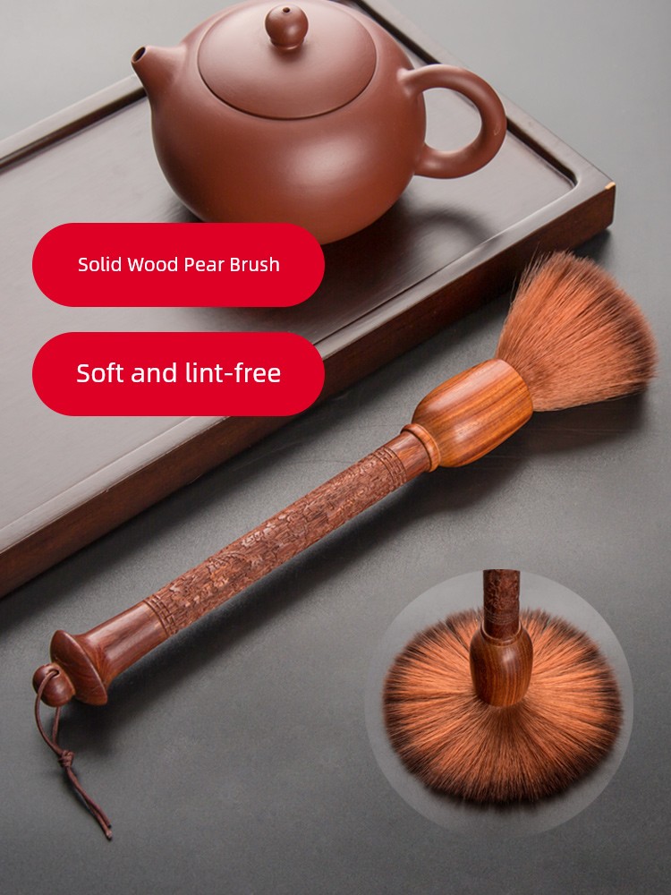 Tea Brush Lint-Free Tea Set Tea Needle Tea Knife Teapot Cleaning Pen N Tea Knife Tea Utensils Tea Ceremony Six Items Pot Maintenance Pen