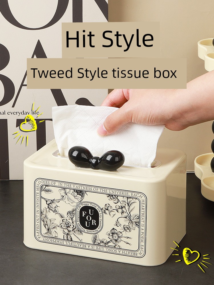 Accessible Luxury Cute Art Fancy Decoration Tissue Box