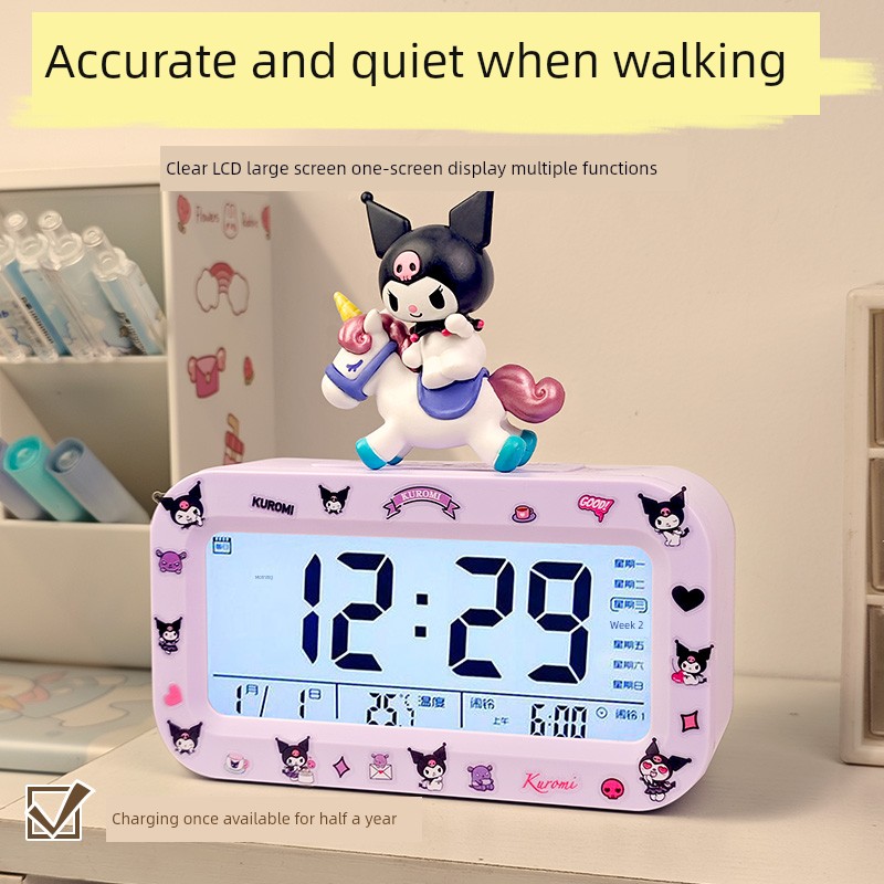 Alarm Clock Student Only Get up Handy Gadget Kids Boys and Girls 2024 New Arrival Clock Strong Wake-up Student Only