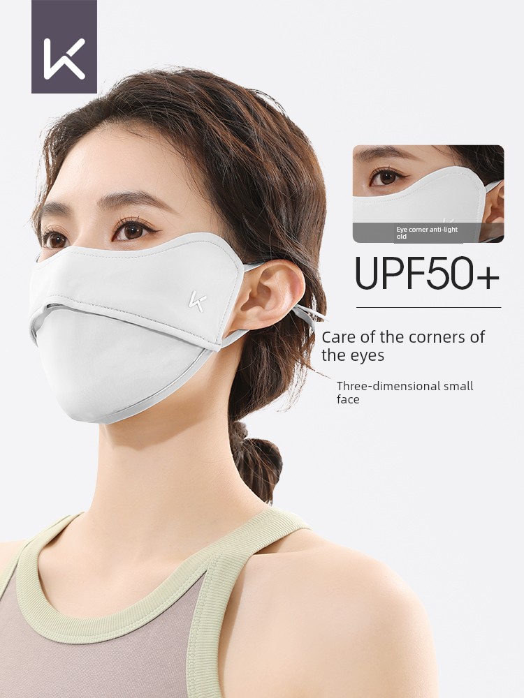 Keep Sun Protection Mask UV Protection Female Breathable Eye Protection Corner Face Slimming Slim Looking Summer Sun Protection 3D Three-Dimensional Mask