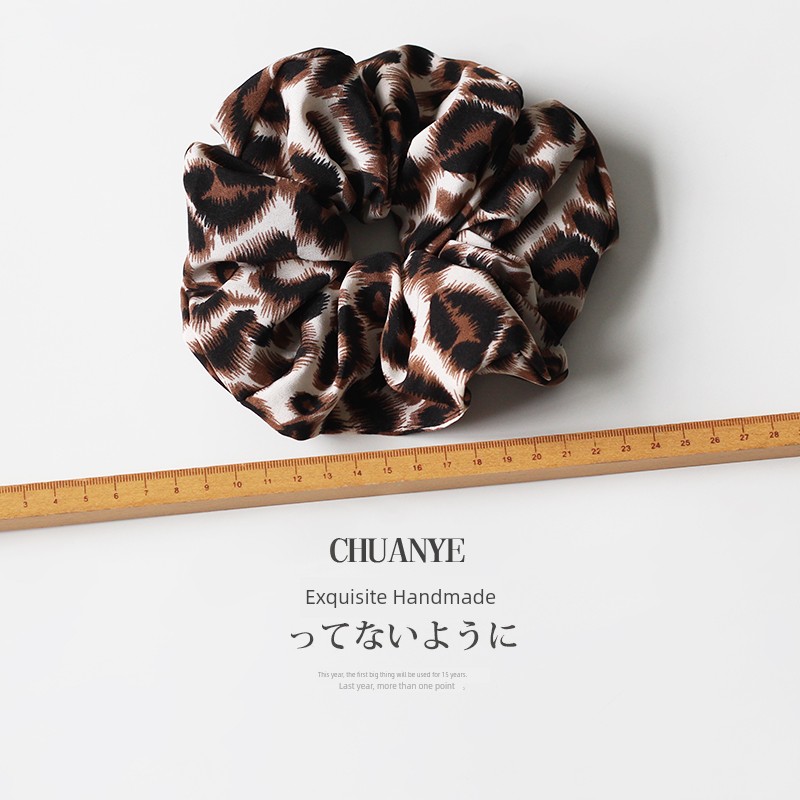 2024 Classy Leopard Print Hair Band Ties