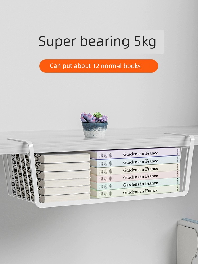 Desk Storage Rack Hanging Bookshelf Desk Kids Picture Book Book Organize Fantastic under Desk Book Storage Rack