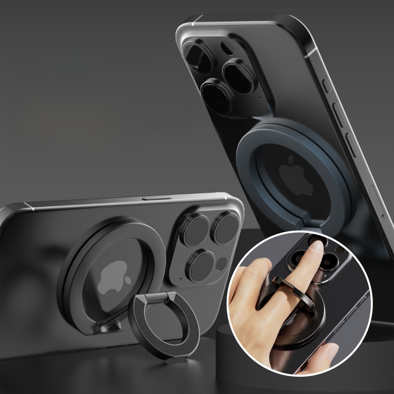 Fastened Ring Car Ultra-Thin Desktop Refrigerator Mobile Phone Holder