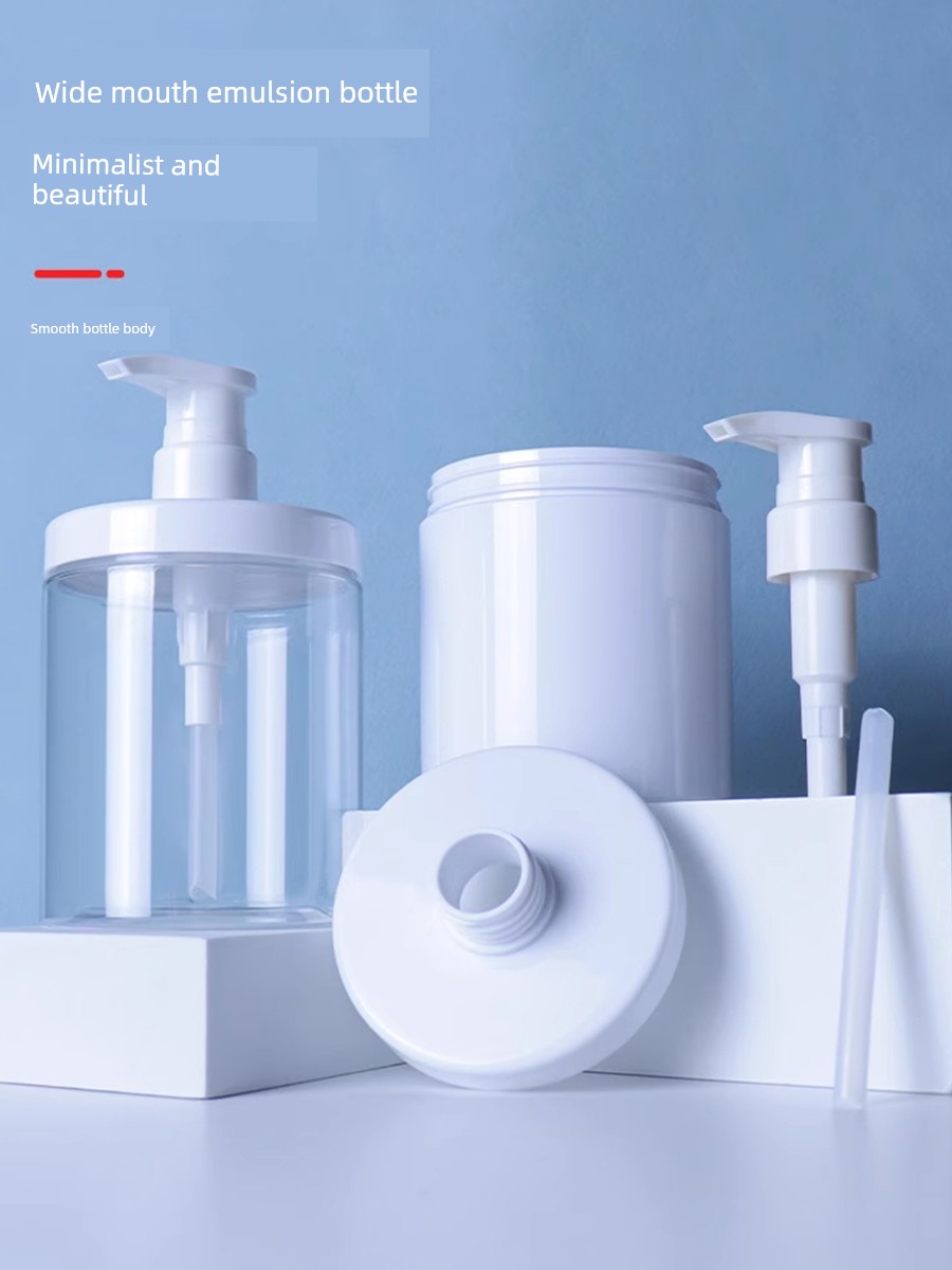 Large Diameter Pump Travel Bottle For Home Shower Gel Bottle Hand Washing Lotion Bottle Press Shampoo Bottle
