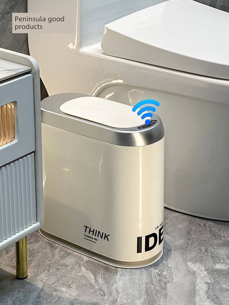 Good-looking Toilet Dedicated Wastebasket Inductive Ashbin