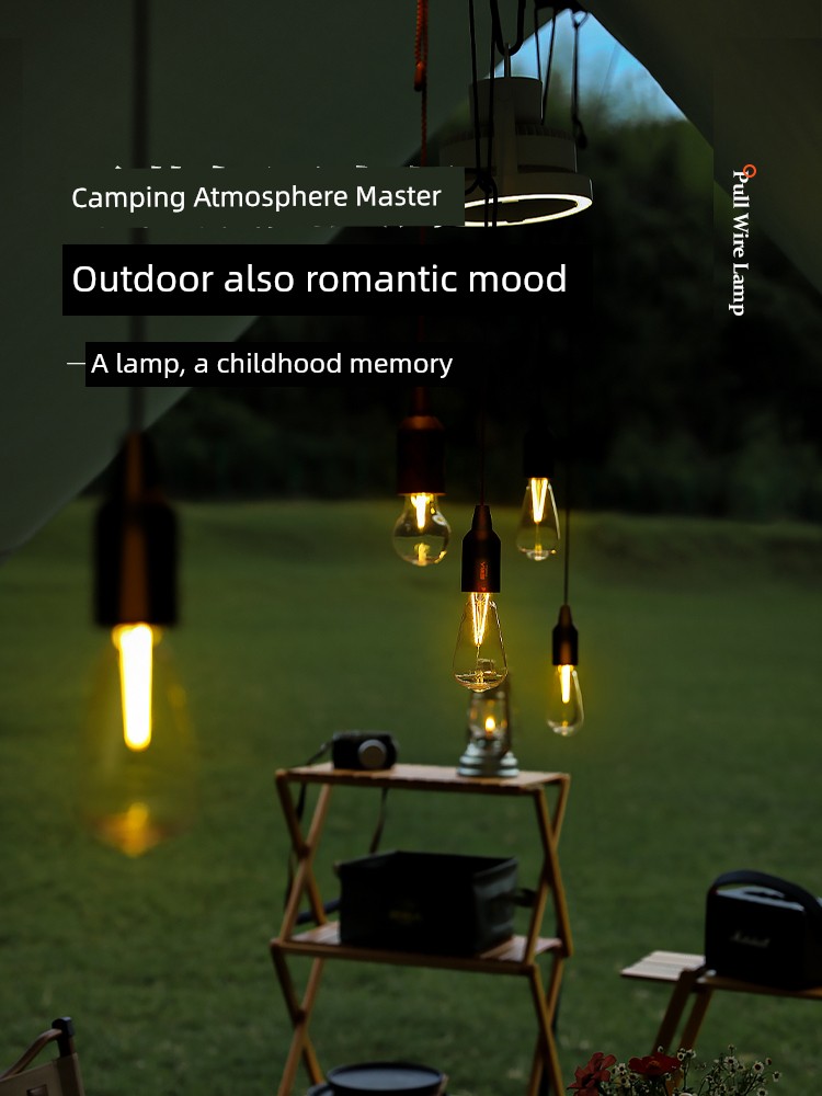 Primitive Man Tent Camping Lighting Ultra-Long Life Battery Outdoor