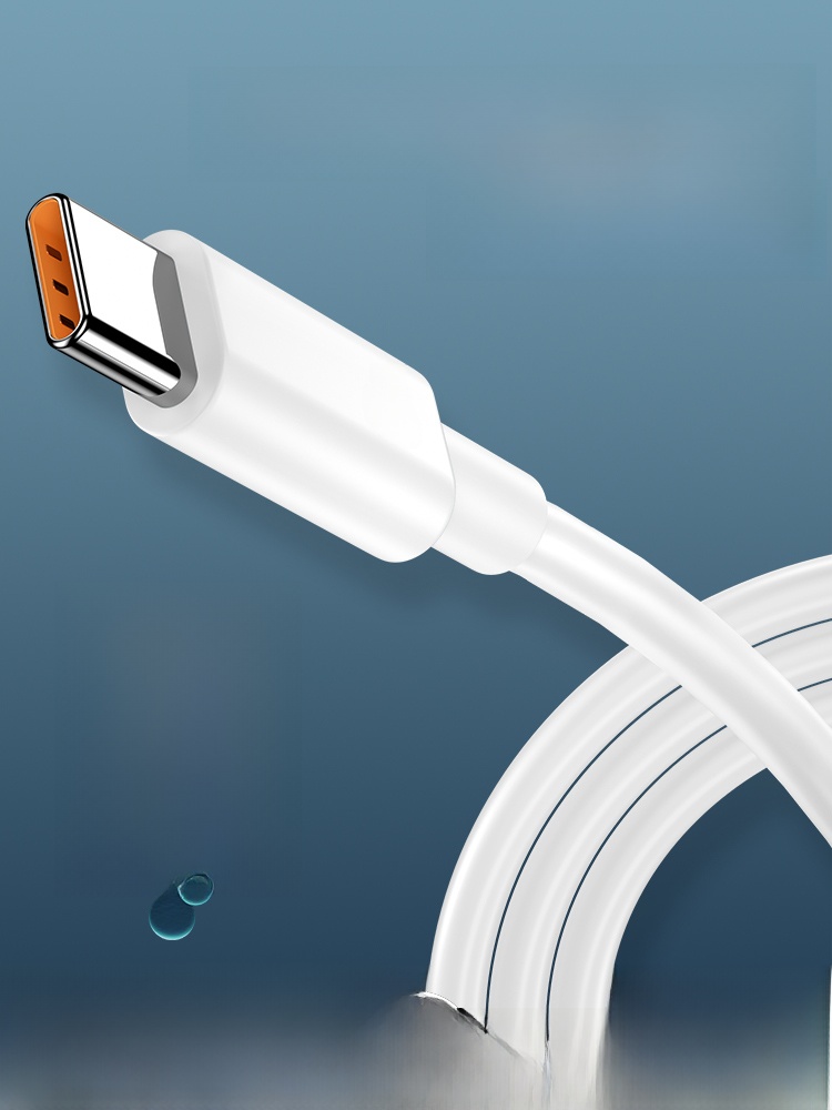 66W Super Fast Charge USB Type-C Cable 6A Genuine Goods BS for P20p30p40mate50 Glory TPC Long Xiaomi Huawei Tpyec Charger Nova8/9 Android Phone