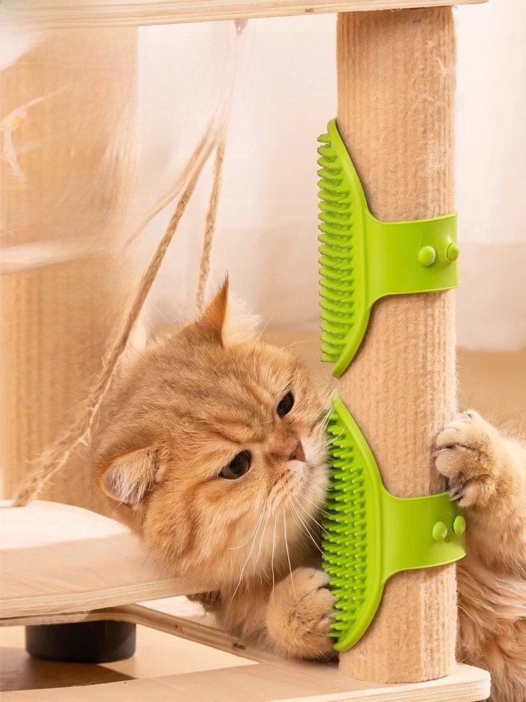 Itching Device Pet Silicone Bra Corner Cat