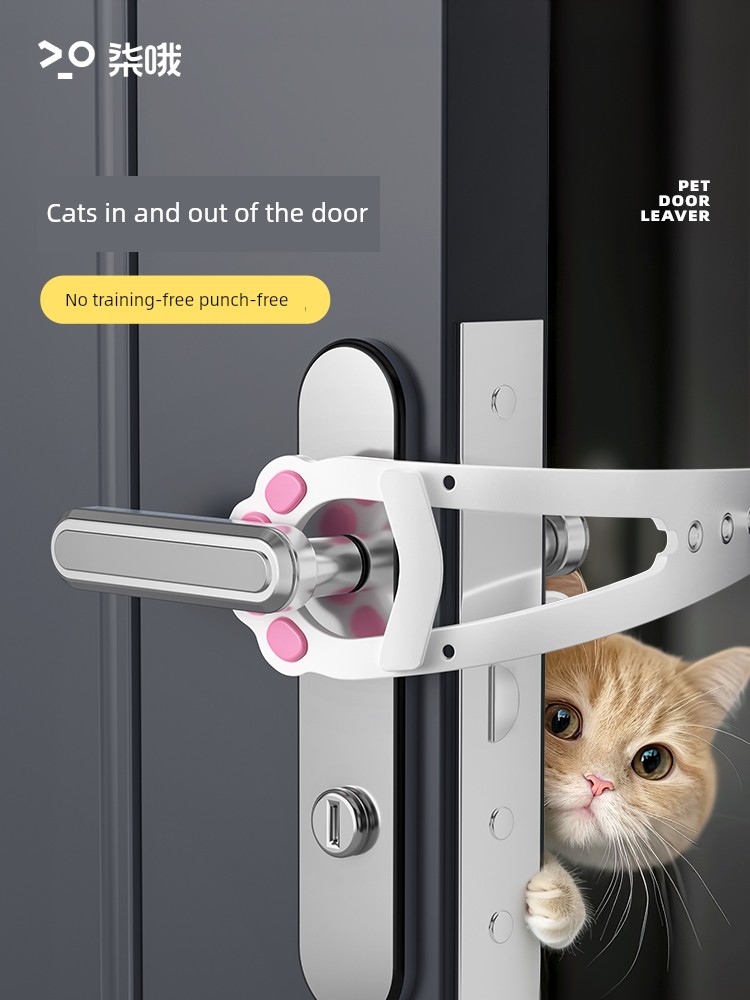 Pet Puppy Bedroom Door Holder Cat