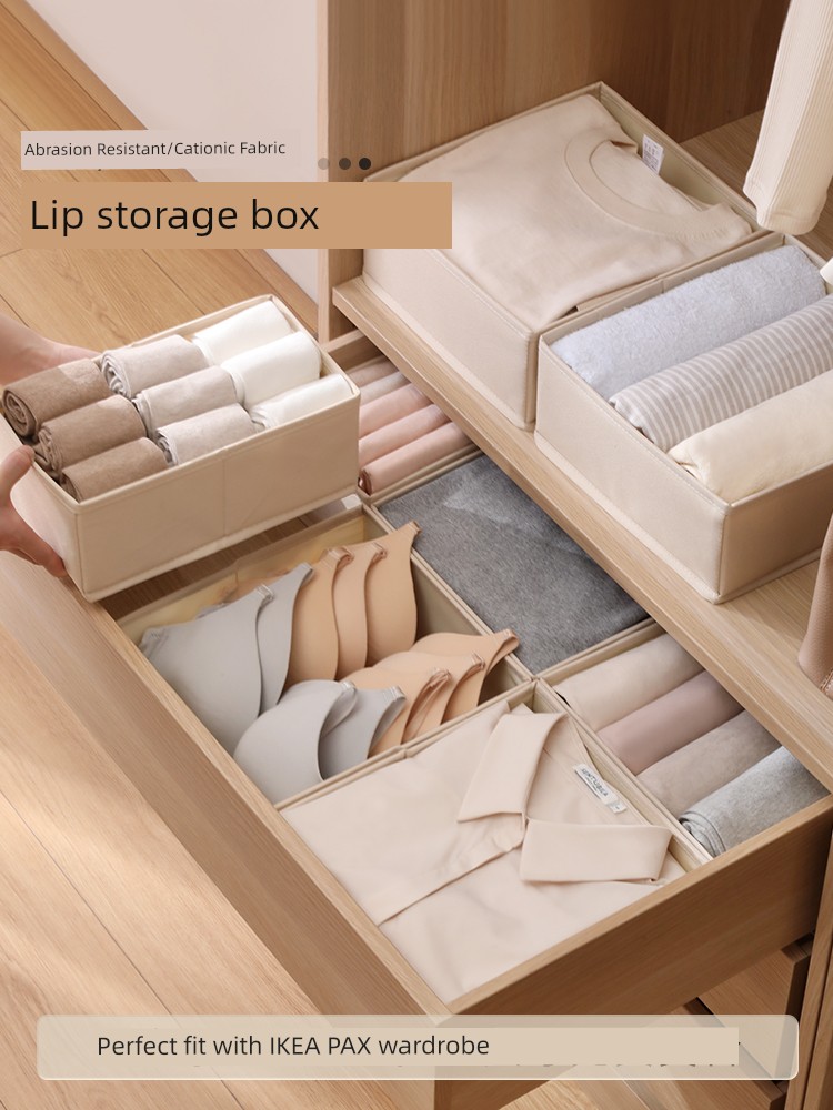 Vertical Socks Intimates Underwear Storage Box Drawer Close-Fitting Clothing Shorts Finishing Box Sundries Segmented Organizer Handy Gadget
