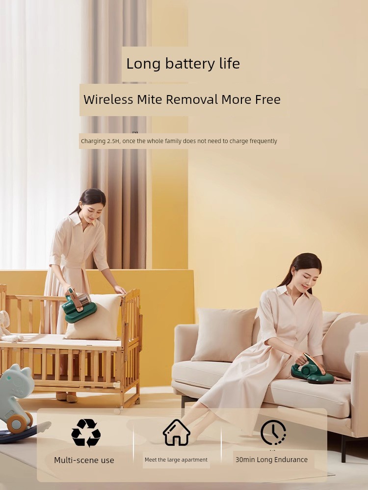 Ox Wireless Mites Instrument Ultraviolet Sterilization Machine For Home Fantastic Mite Removal Product Bed Mite-Removal Small Vacuum Cleaner