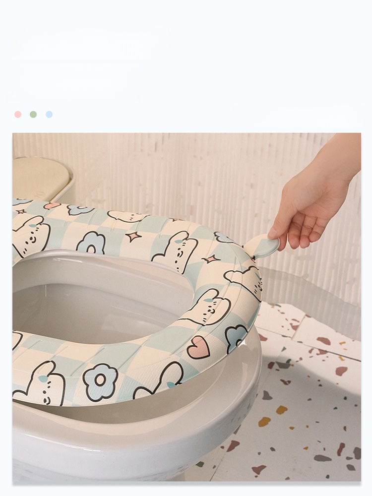 Eva Cute Thickening Toilet Antibacterial Toilet Mat