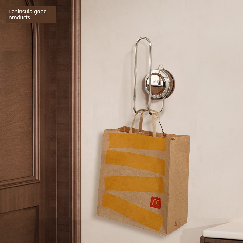 Take-out Hanging Meal Handy Gadget Doorway Hook outside the Door Milk Tea Hanging Meal Entry Door Suction Cup Storage Handy Gadget Entrance