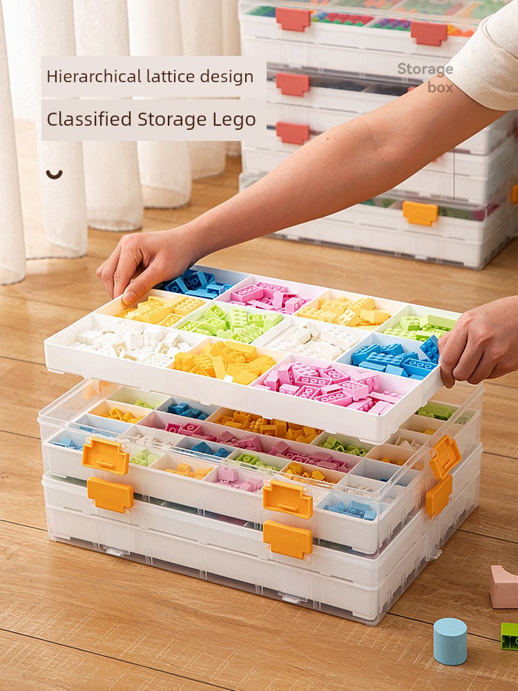 Building Blocks Small Particle Parts Compartment Kids Toy Lego