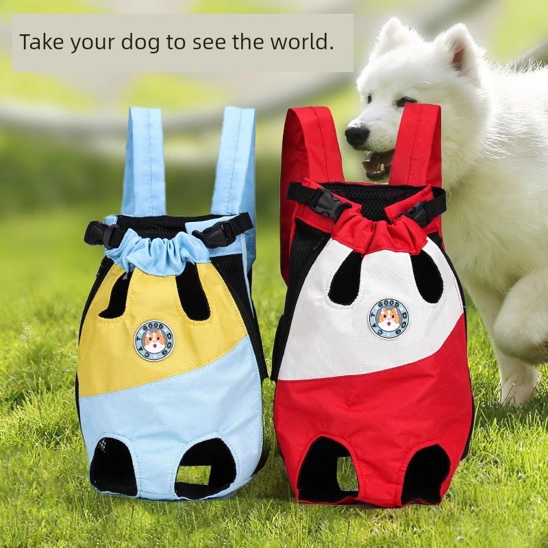 Dog out Shoulder Portable Backpack Pet Cat Backpack Handy Gadget Teddy Small and Medium-Sized Dogs Cycling Chest Cat Bag