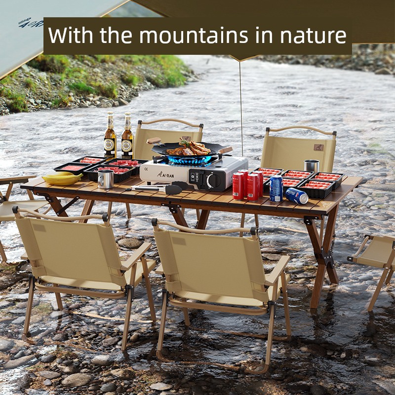 Foldable Chair Picnic Supplies Full Set Barbecue Outdoor