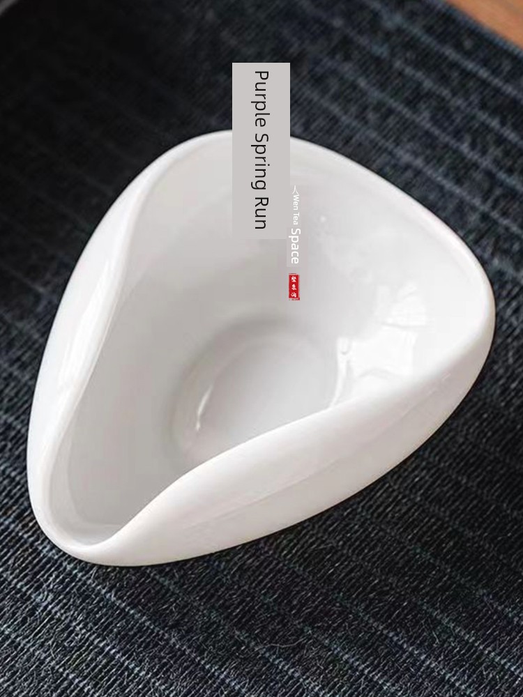 Jojo's L. Pd. Ziquan Jian. Tea Pot White Jade White Porcelain Tea Holder Ceramic For Home Tea Recovering | Du Xiao