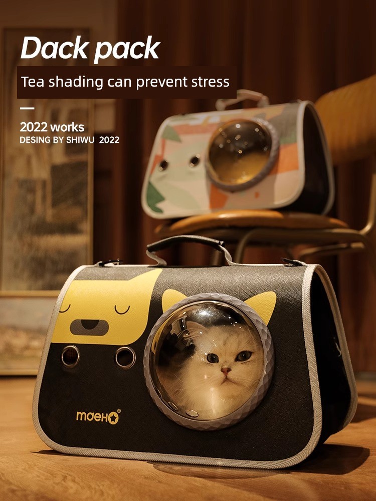 Cat Bag Portable School Bag for Going out Space Capsule All Year Round Dog Cat Cat Cage Crossbody Backpack Outdoor Carrying Supplies