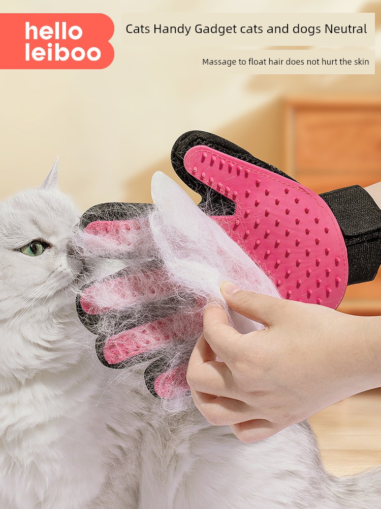 Cat Petting Gloves Float Hair Cleaning Handy Gadget Special for Cat Comb Dog Hair Comb Anti-Scratch Cleaner Pet All Products
