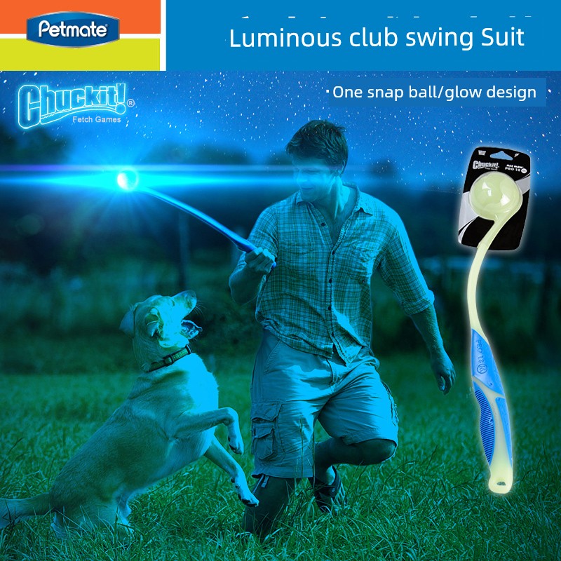 Big Sale Petmate Pet Dog Toy Swing Club Bite-Resistant Molar Rod Training Ball Serve Machine Relieving Stuffy Handy Gadget