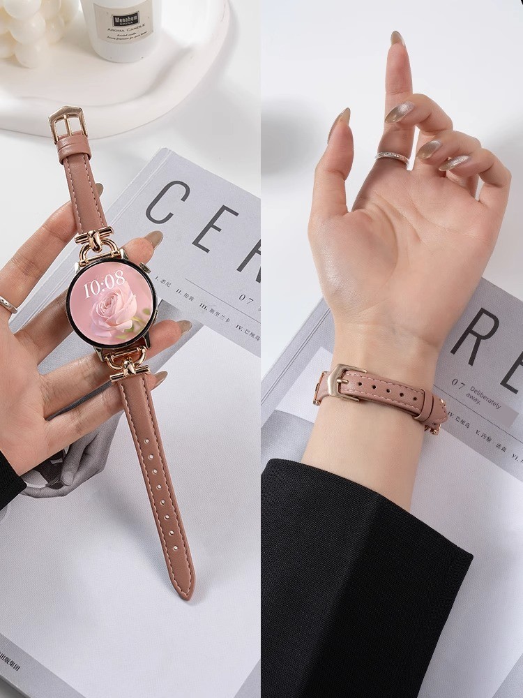 Applicable to Huawei GT3 Strap Leather Watch3 Watch GT Smart Metal Pro Female New Arrival Genuine Leather GT2 Female Replacement Belt Glory Magic2 Creative Watchgt Classy 42mm Accessories 4