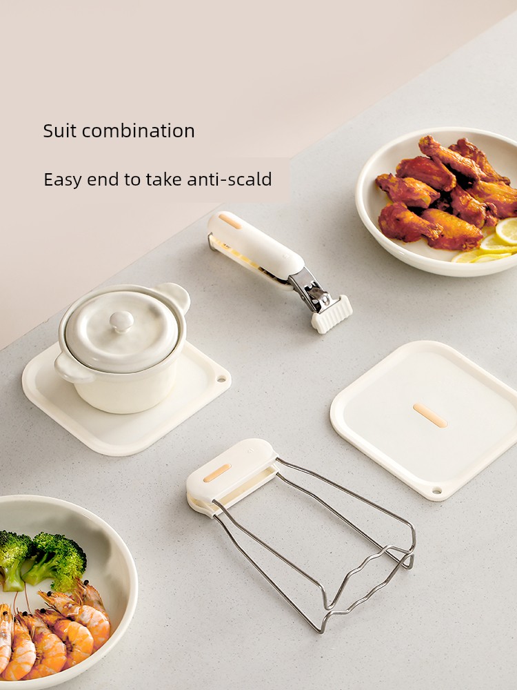 Fasola Anti-Scald Stainless Steel Clip for Kitchen Steamed Vegetables