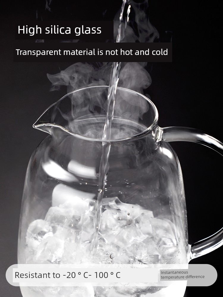 Fuguang Cold Water Bottle Glass Teapot Cold Boiled Water Refrigerator Water Pitcher Good-looking Large Capacity For Home Cold Bubble Cup