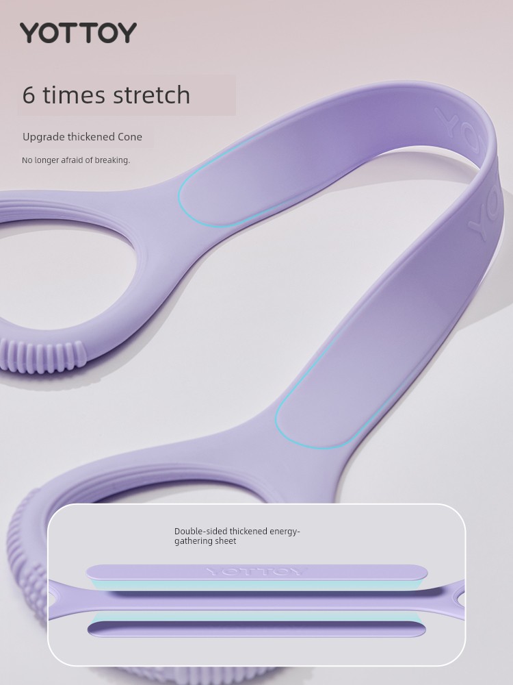 Yottoy Open Back Chest Expander Open Shoulder Beautiful Bra Straps Pulling Rope Elastic Band For Home Fitness Women's Yoga Pull
