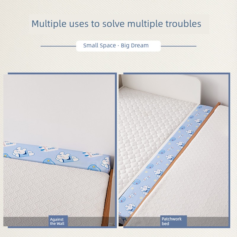 Bed Seam Headline Powder Gap Filling Mattress Plug Bedside Wall Patchwork Bed Seam Gap Filling Cotton Cover