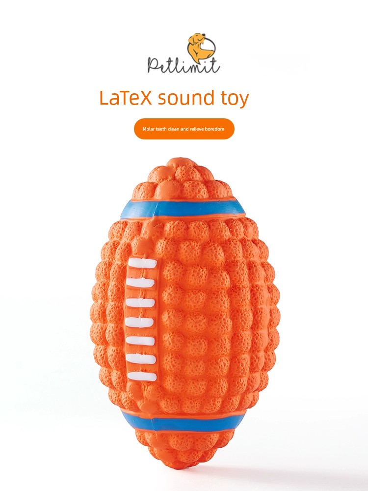 Dog Toy Ball Molar Long Lasting Puppies Pets Training Item Relieving Boredom Handy Gadget Small, Medium and Large Dogs Teddy Sound