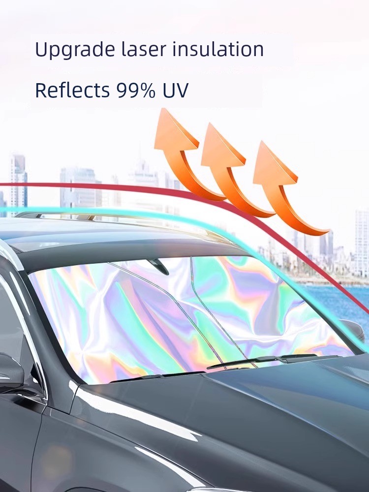Applicable to Geely Emgrand Star Rui Boyue L Vision Panda Front Gear Thermal Insulation Curtain Car Sunshade Laser