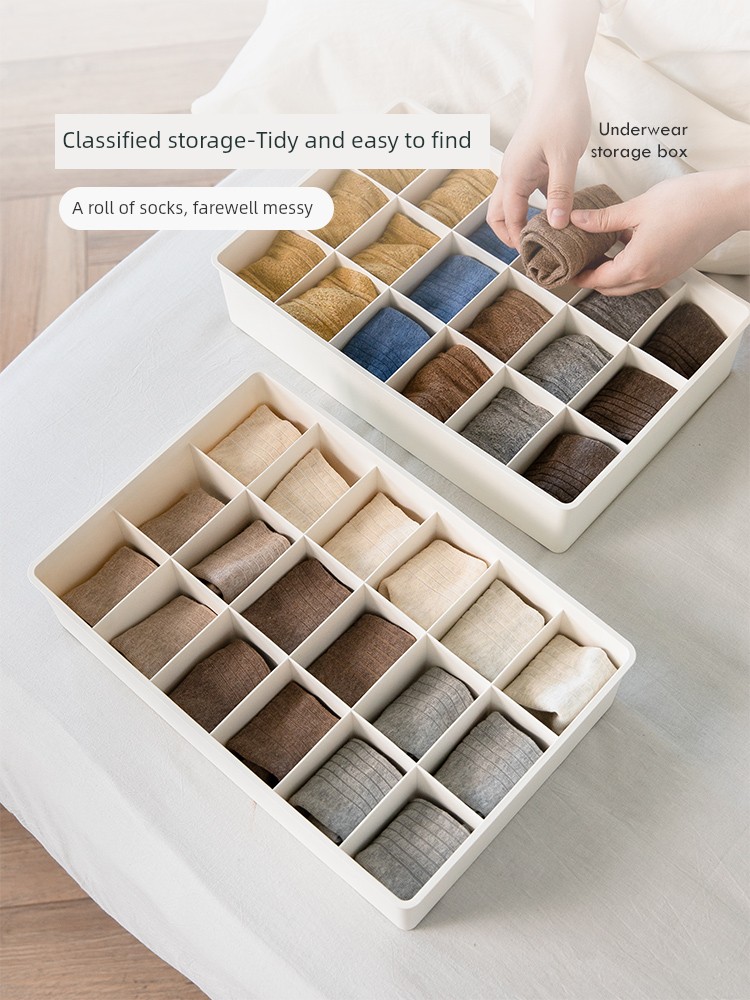 Grid Storage Box Organize Fantastic Underwear Buggy Bag
