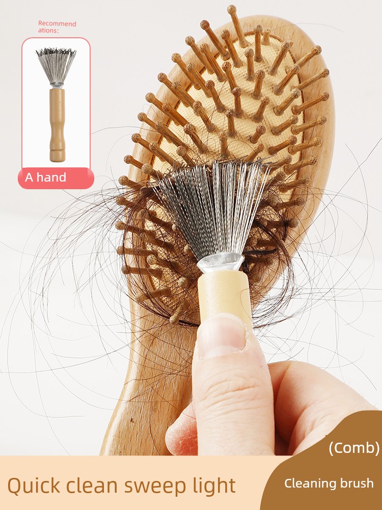 Jujiajia Comb Cleaning Brush Air Cushion Comb Hair Cleaning Small Brush Airbag Massage Comb Cleaning Roller Comb Handy Gadget