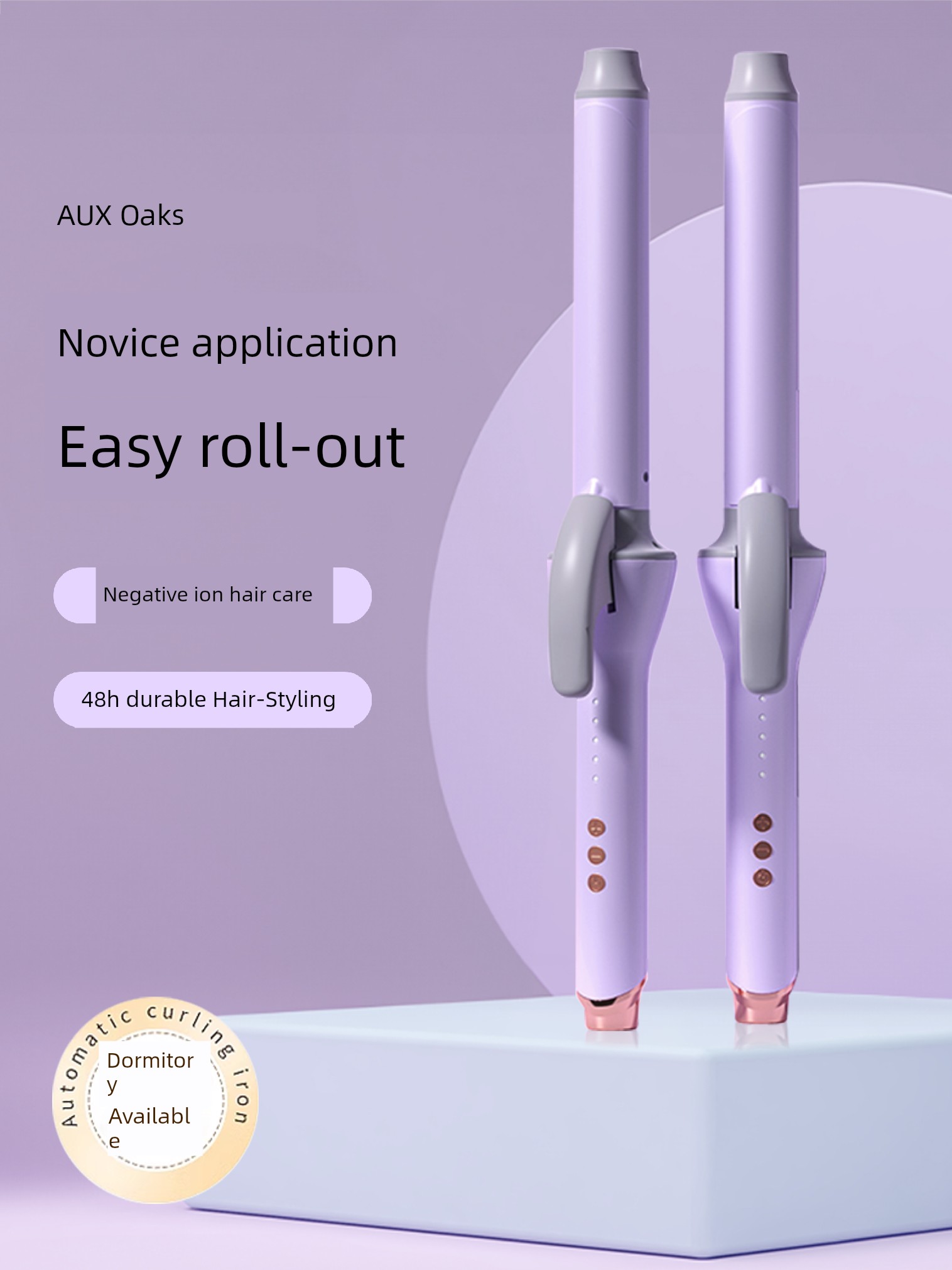 Ox Hair Curler Long-Lasting Hair-Styling Does Not Hurt Hair Large Volume Korean Style Medium Volume Novice Applicable Manual Electric Hair Curler Handy Gadget