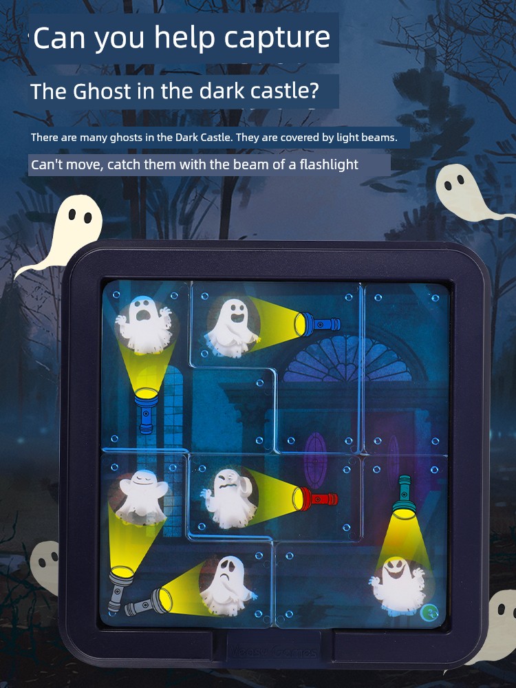 Ghost Catcher Kids Game Puzzle Thinking Training 8-12 Years Old 3 Matching Interactive Board Game Boy Toy Girl 6