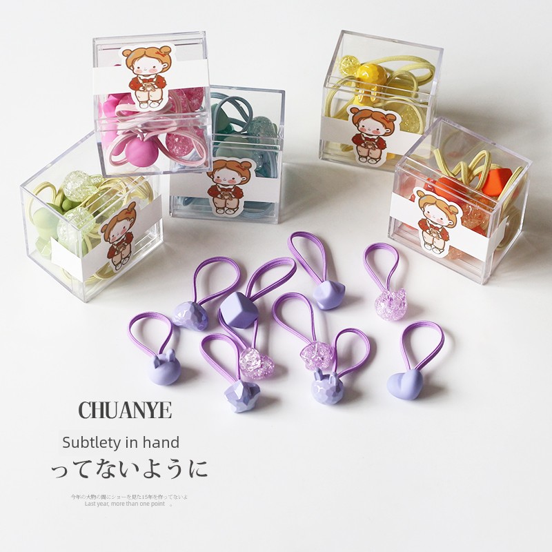 Kawano Boxed Ins Internet-Famous Hair Band Young Adult Small Rubber Band