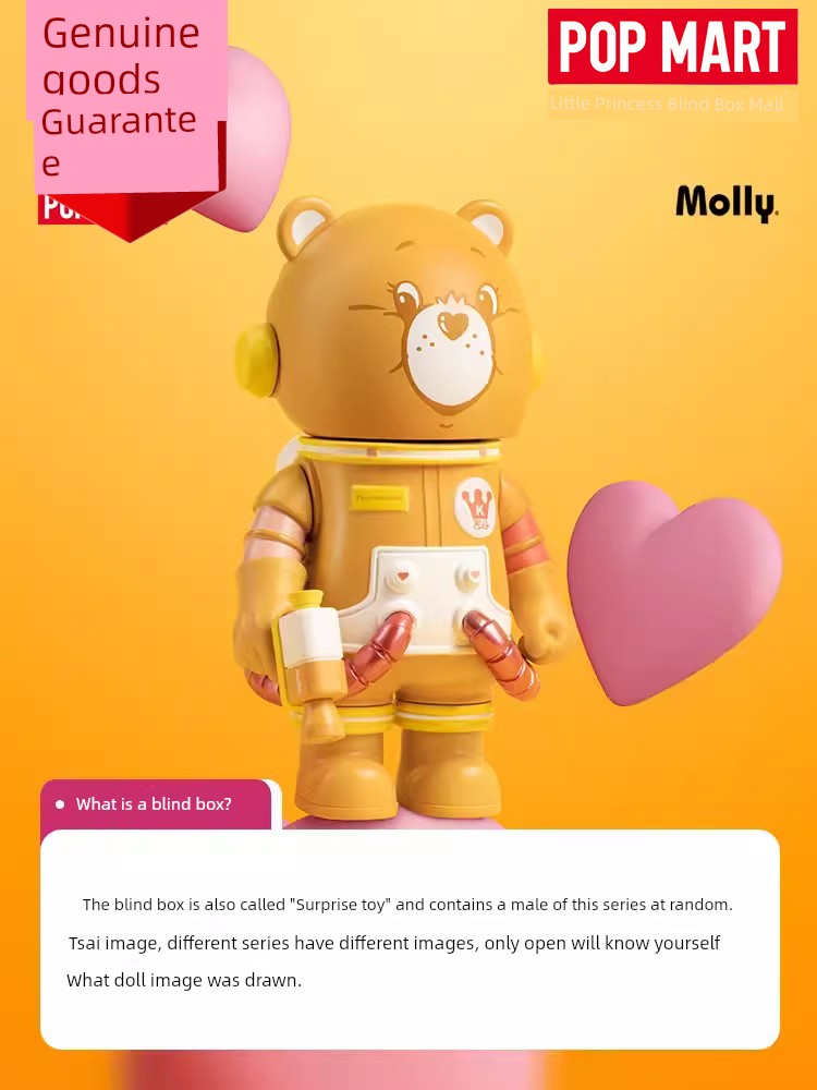 Pop Mart Molly 100% Gift Hand Office